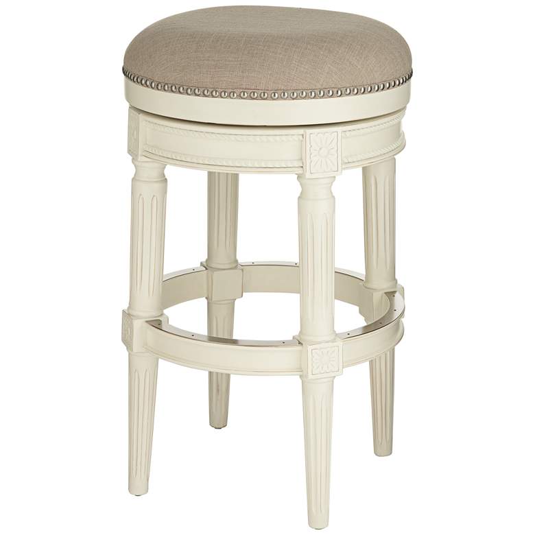 Image 2 Oliver 30 1/2" Erin Cream Swivel Barstool