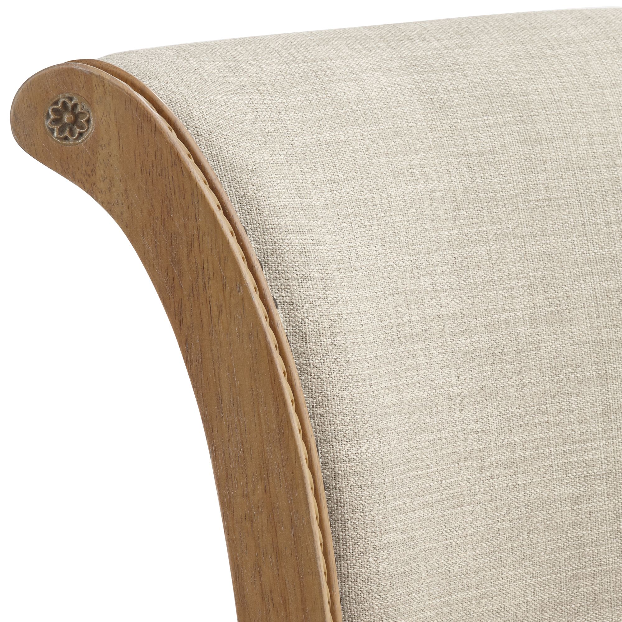 Image 2 Oliver 30 1/2" Sand Fabric Swivel Bar Stools Set of 2 more views