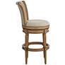 7_Oliver 30 1/2" Sand Fabric Swivel Bar Stools Set of 2 more views