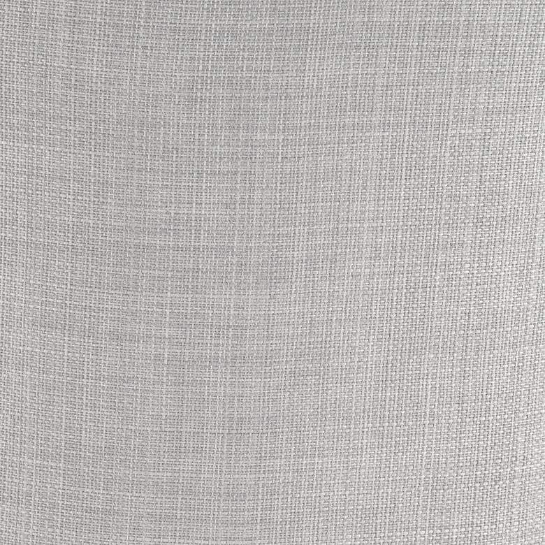 Image 3 Oliver 30 3/4" High Ash Gray Fabric Scroll Back Swivel Bar Stool more views