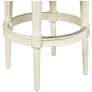 5_Oliver 30" Pewter Gray Fabric Swivel Bar Stools Set of 2 more views