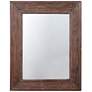 Oliver Chestnut 23" x 28" Rectangular Wall Mirror