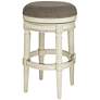 Oliver Cobblestone Gray Swivel Barstool