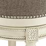 Oliver Cobblestone Gray Swivel Barstool