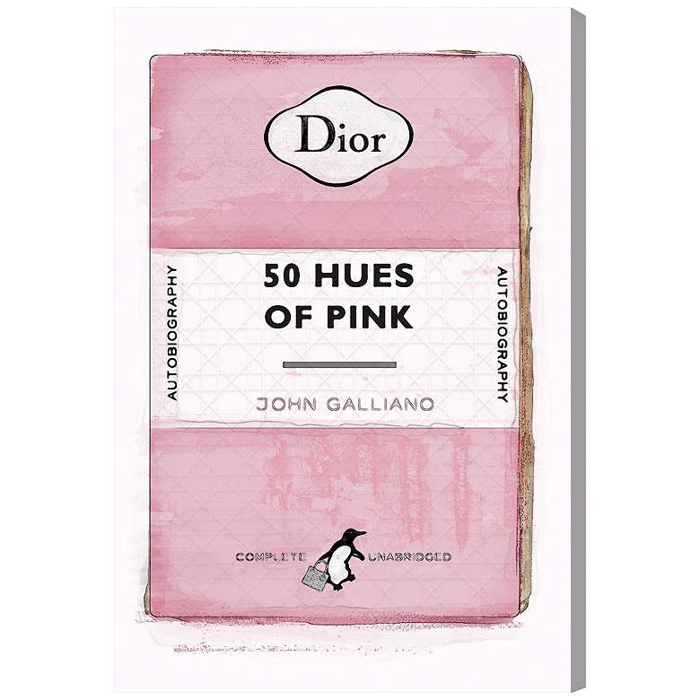 Image 1 Oliver Gal 50 Shades of Blush 15" High Canvas Wall Art