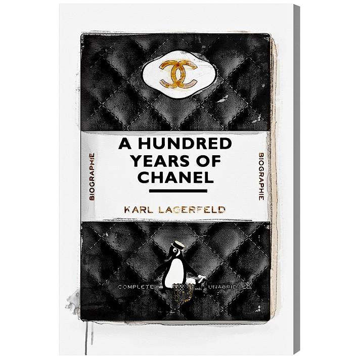 Oliver Gal A Hundred Years of Chanel 15 High Canvas Wall Art - #23H17