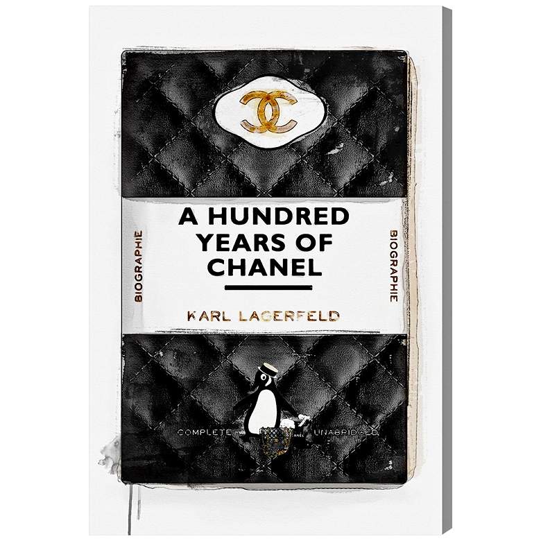Image 1 Oliver Gal A Hundred Years of Chanel 15 inchH Canvas Wall Art