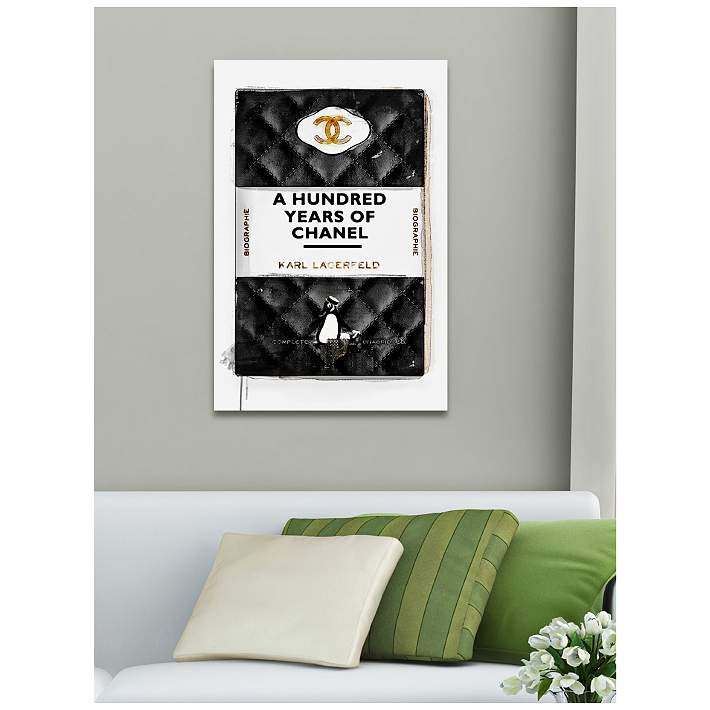 Oliver Gal A Hundred Years of Chanel 15 High Canvas Wall Art - #23H17