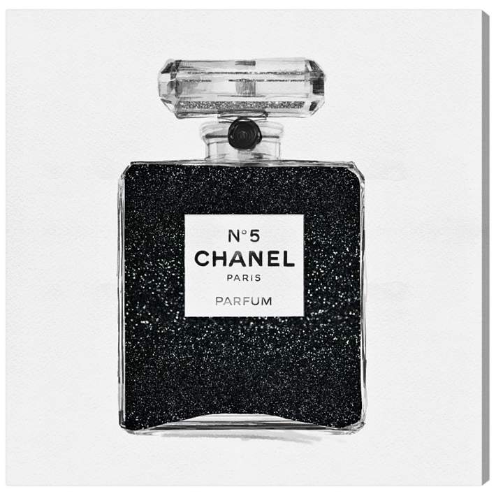 Chanel No5 Illustration Black & White Fashion by CathrynsDesigns
