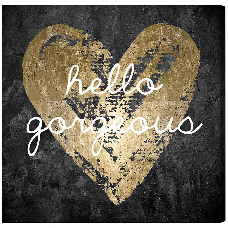 Image 1 Oliver Gal Gorgeous Salute 12" Square Canvas Wall Art