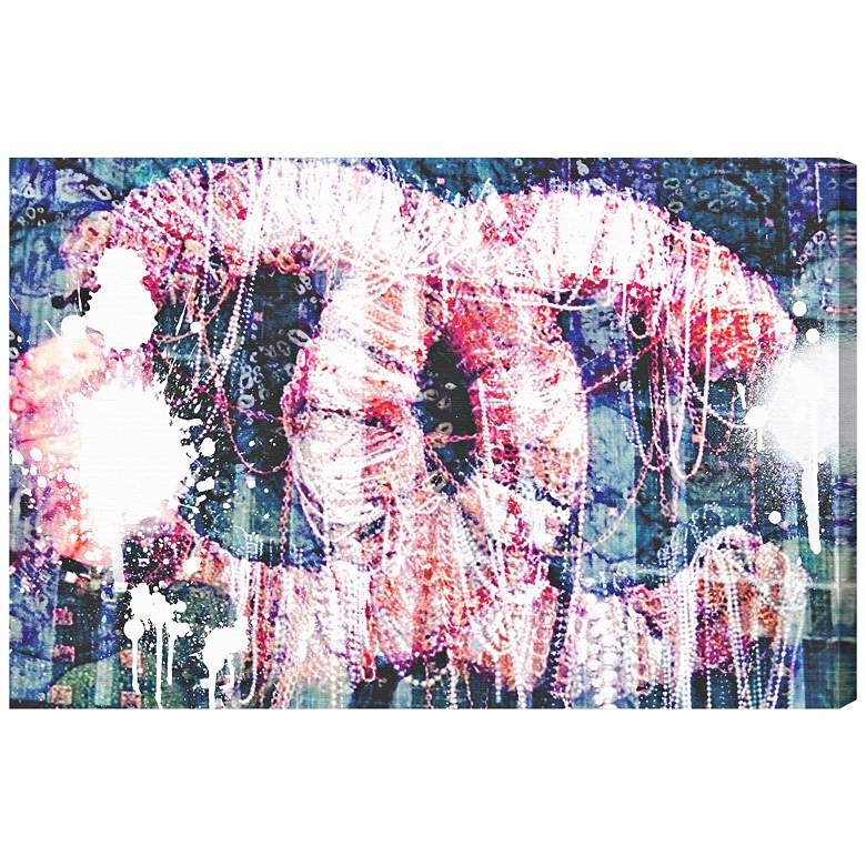 Image 1 Oliver Gal Hey Lolita 15 inch Wide Canvas Wall Art