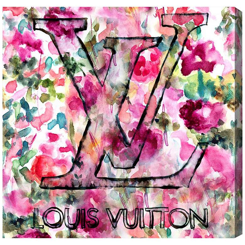 Image 1 Oliver Gal LV Garden 12 inch Square Canvas Wall Art