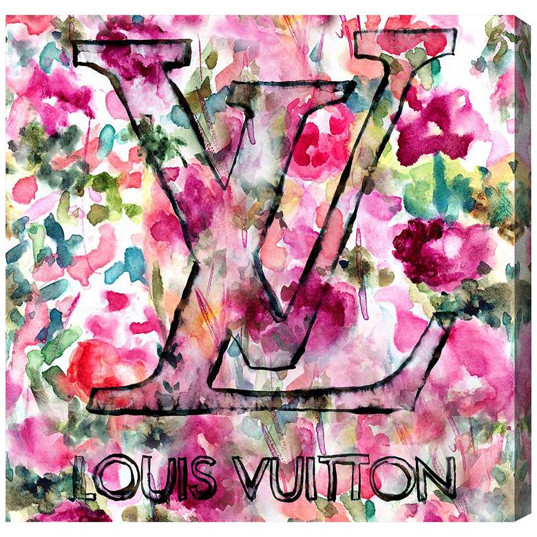 Image 1 Oliver Gal LV Garden 12" Square Canvas Wall Art