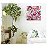 Oliver Gal LV Garden 12" Square Canvas Wall Art