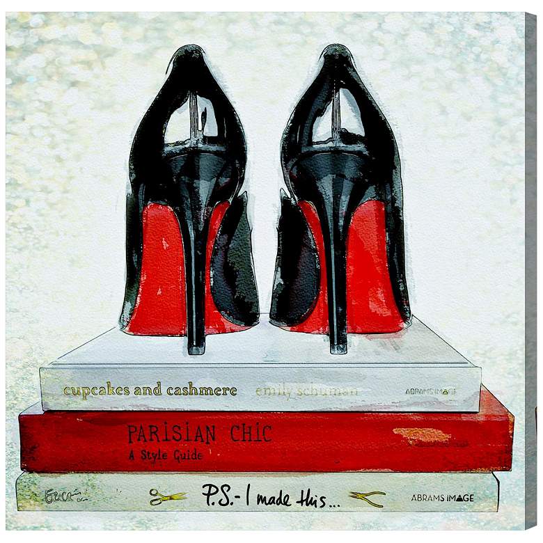 Image 1 Oliver Gal Parisian Chic 12" Square Canvas Wall Art