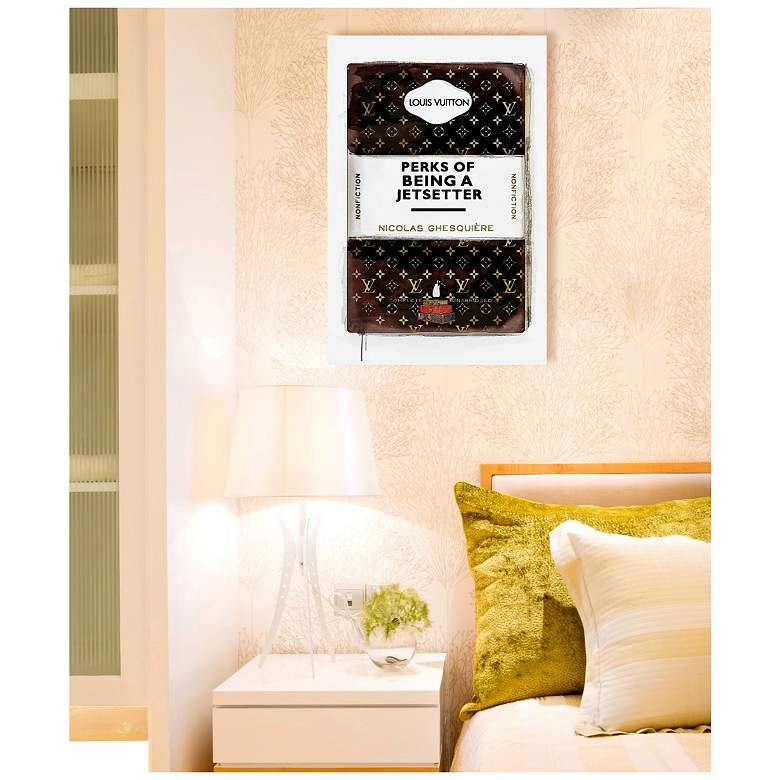Oliver Gal Perks of Being A Jetsetter 15&quot;H Canvas Wall Art more views