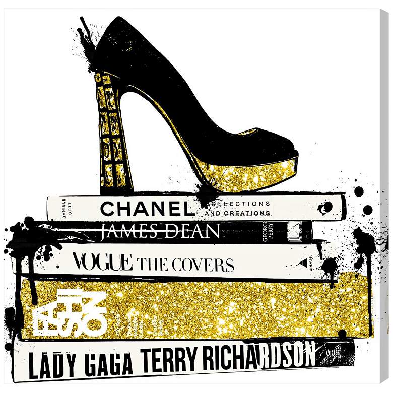 Image 1 Oliver Gal Rad about Fashion 12" Square Canvas Wall Art