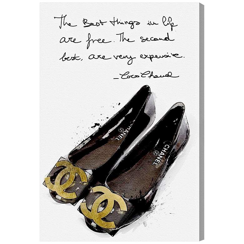 Image 1 Oliver Gal The Best Things in Flats 15" High Canvas Wall Art