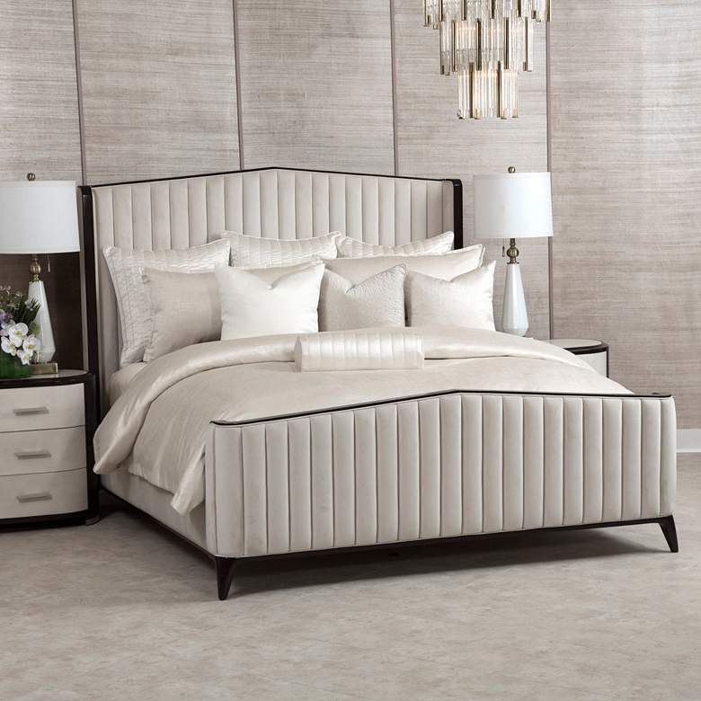 Image 1 Oliver Ivory 9-Piece Queen Comforter Bed Set