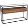 Olivern 48" Wide Natural 2-Drawer Console Table