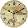 Olives and Herbs 12" Wide Round Wall Clock