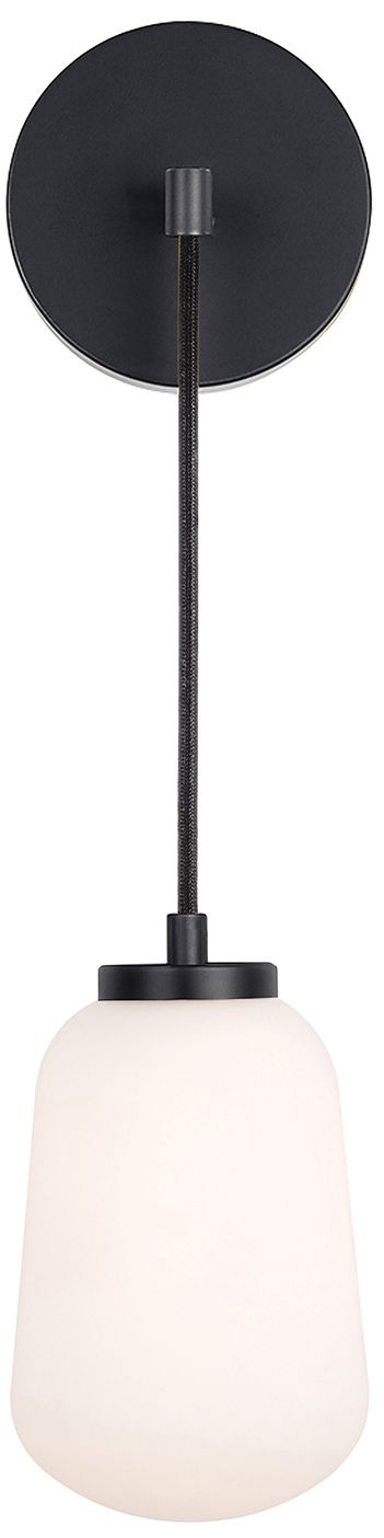 Image 3 Olivia 15.5" High Black LED Wall Sconce more views
