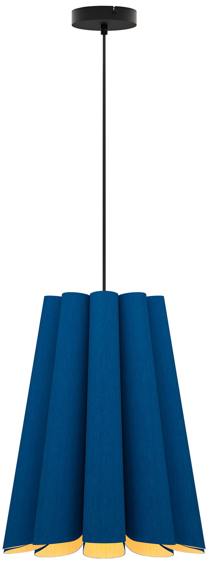 Olivia 15.5" Wide Blue Pendant
