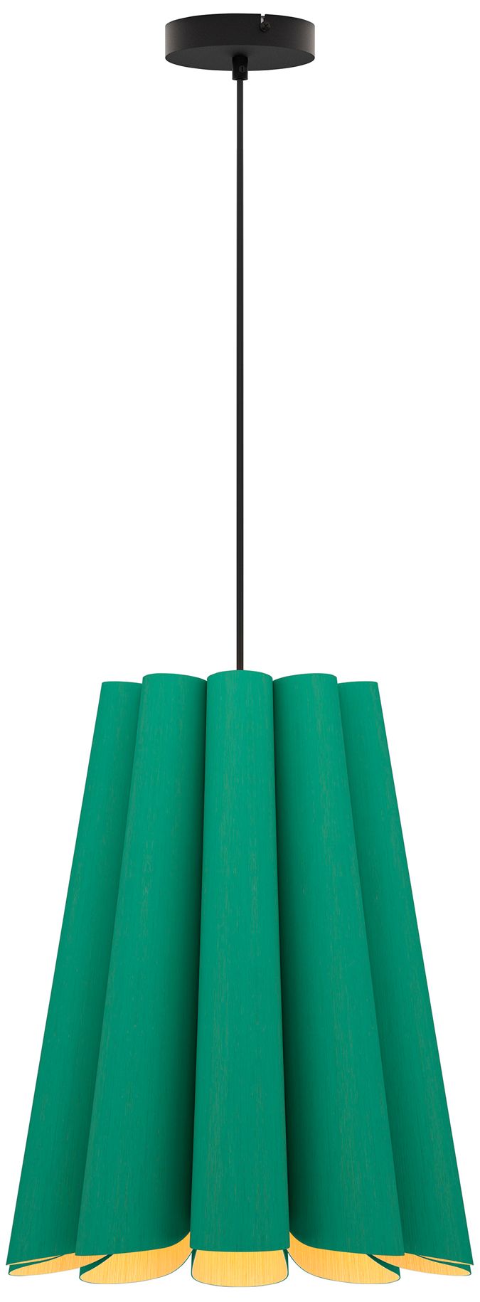 Olivia 15.5" Wide Light Petrol Pendant