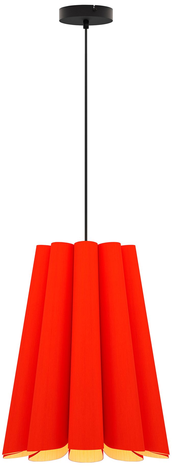Olivia 15.5" Wide Red Pendant