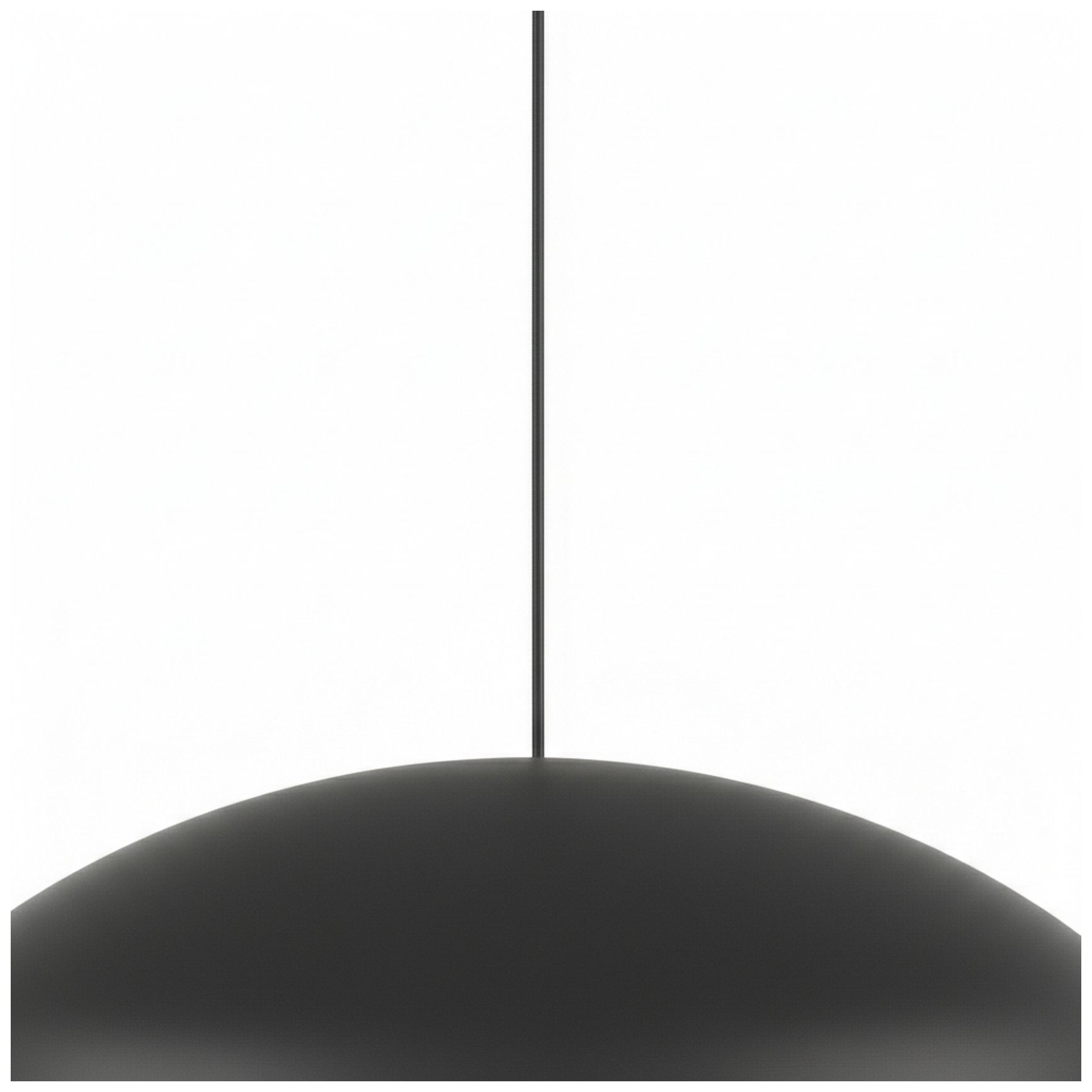 Image 4 Olivia 16" Wide Matte Black, White Pendant more views