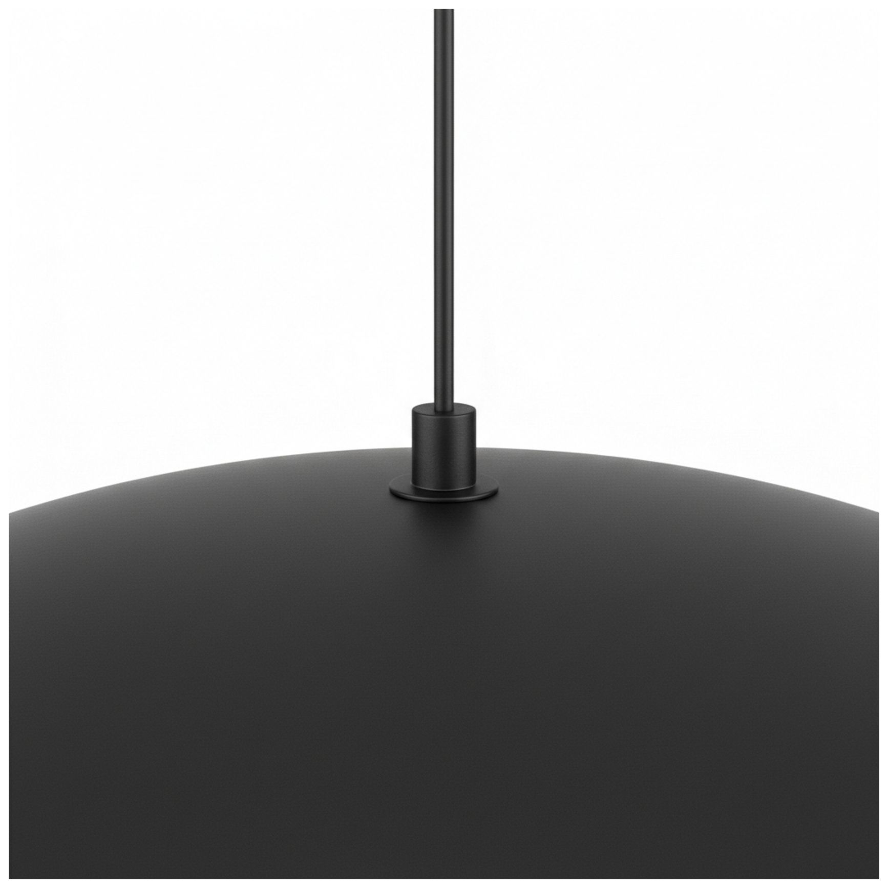 Image 5 Olivia 16" Wide Matte Black, White Pendant more views