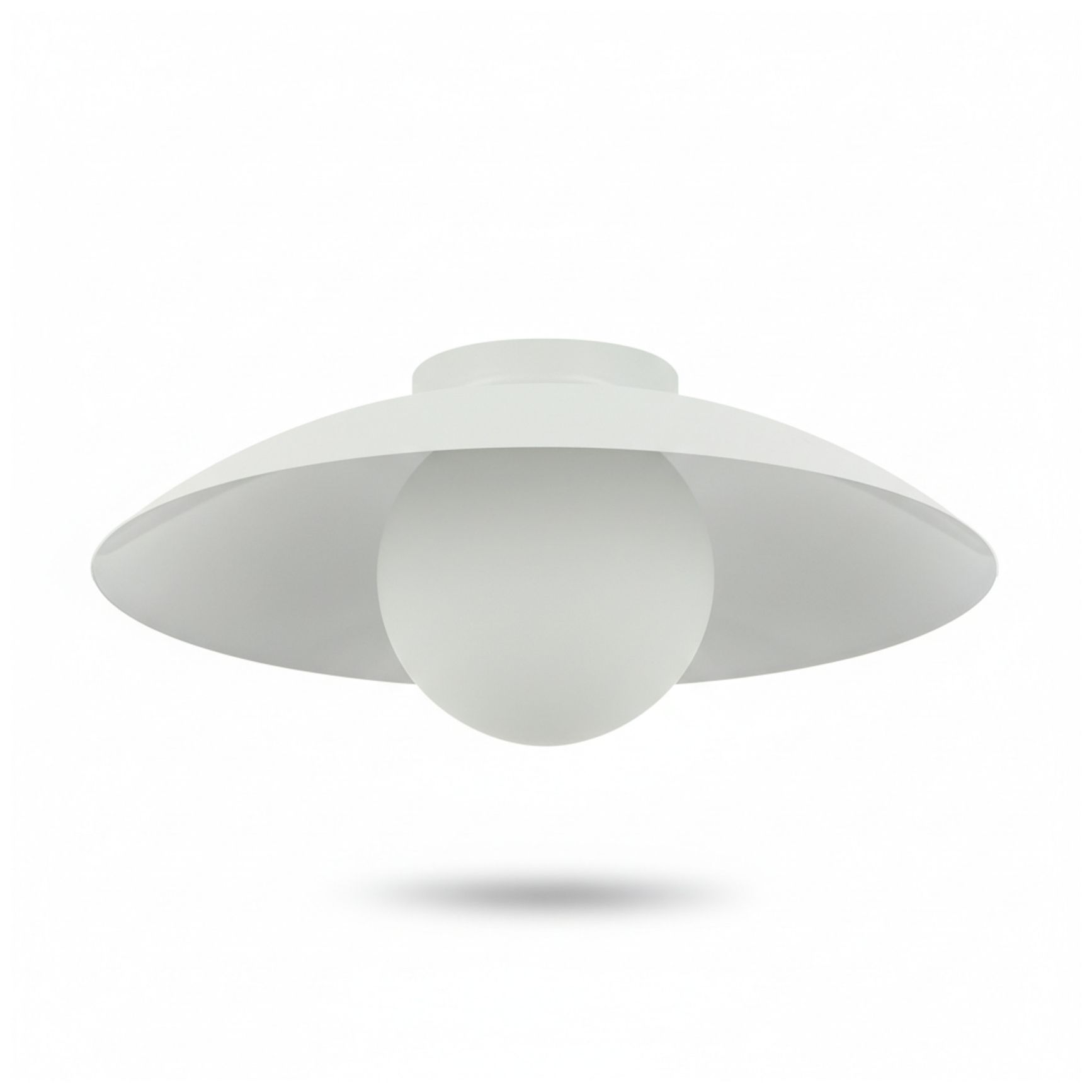 Image 2 Olivia 16" Wide Matte White, White Flush Mount more views