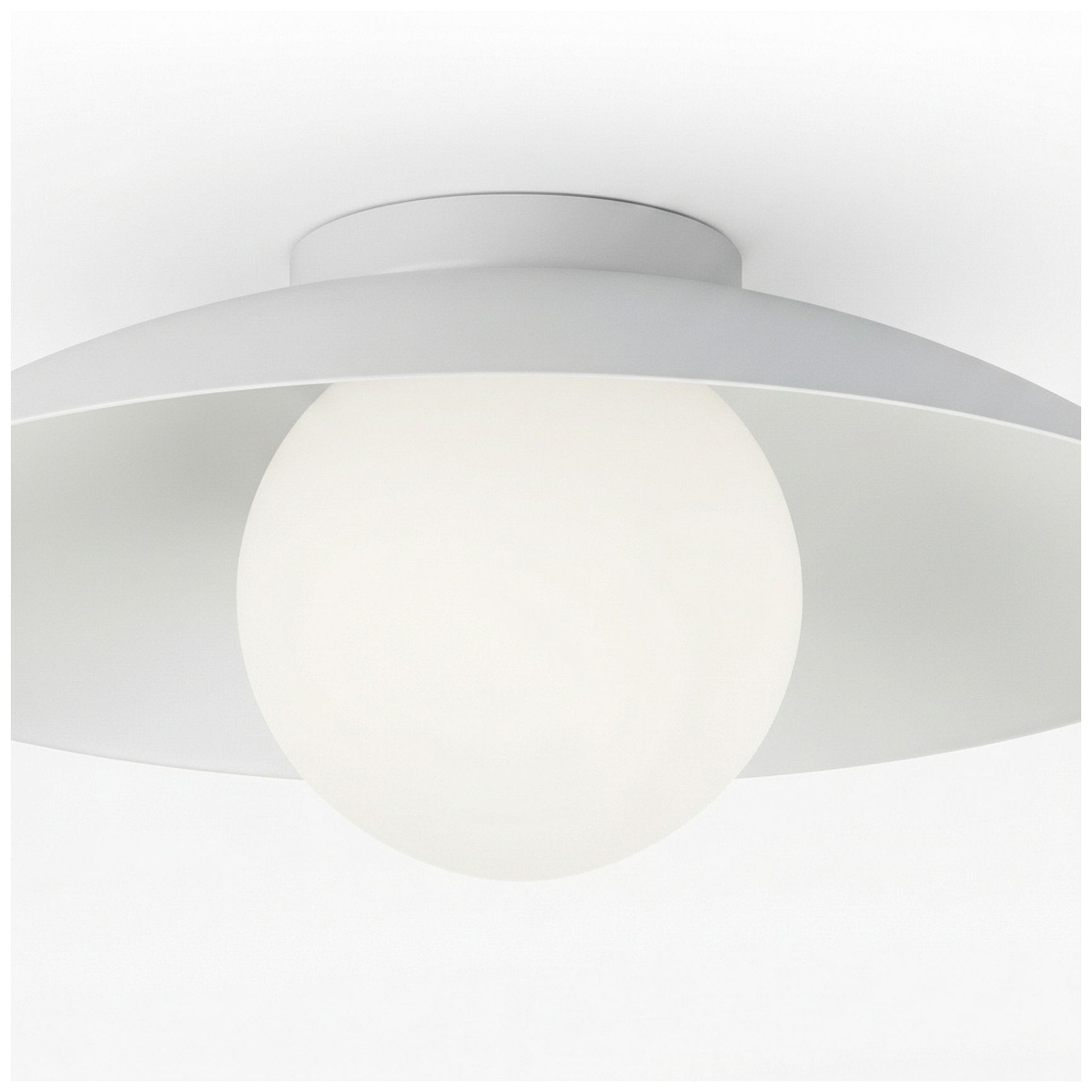 Image 5 Olivia 16" Wide Matte White, White Flush Mount more views