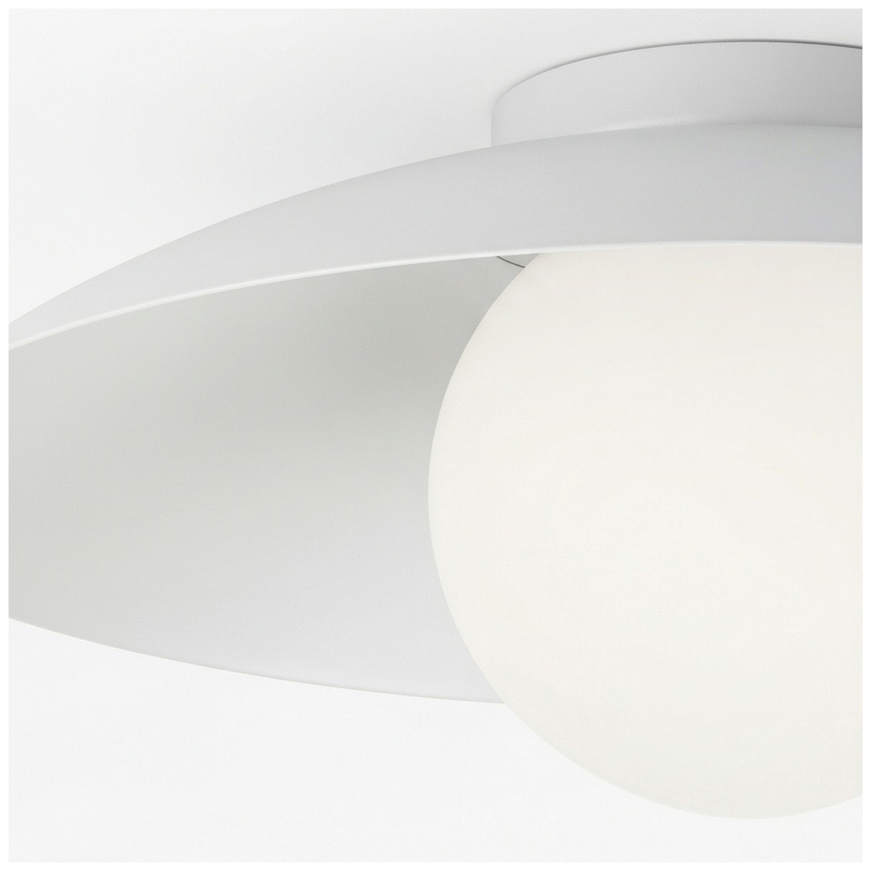Image 6 Olivia 16" Wide Matte White, White Flush Mount more views