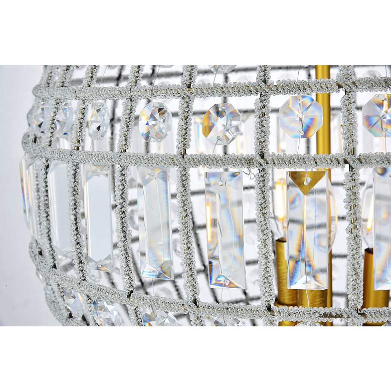 Image 5 Olivia 18" Wide French Gold Orb Pendant Light more views