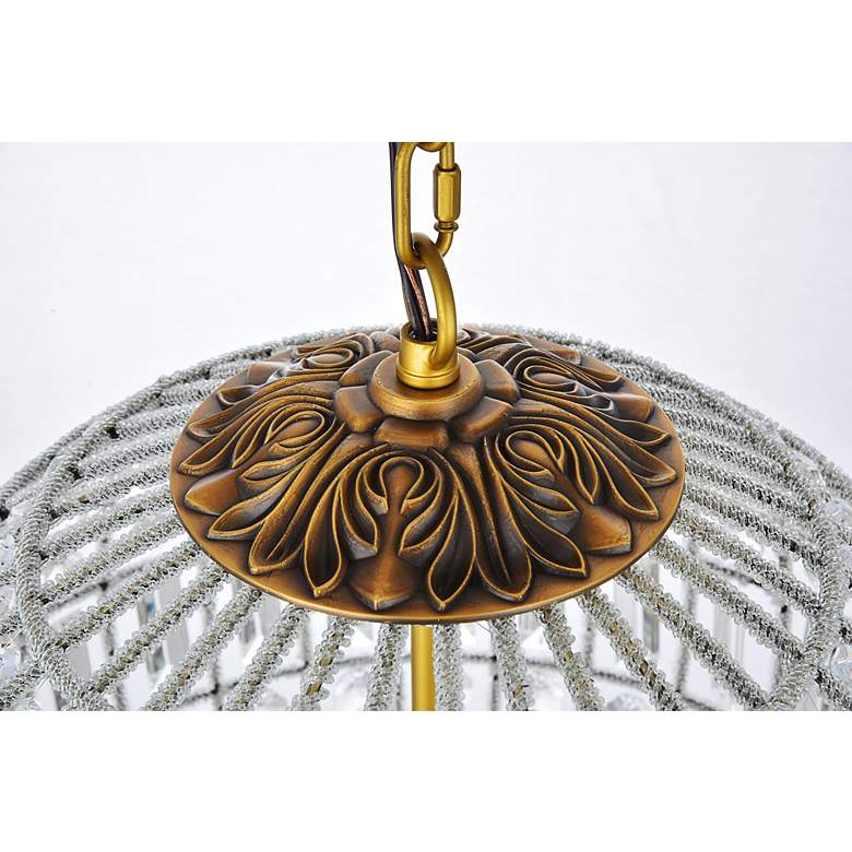 Image 6 Olivia 18" Wide French Gold Orb Pendant Light more views