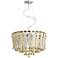 Olivia 23 1/4" Wide Murano Cognac Glass 8-Light Pendant