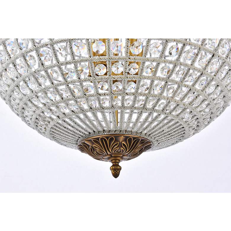 Image 6 Olivia 24 1/2" Wide French Gold and Crystal Orb Chandelier more views