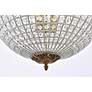 6_Olivia 24 1/2" Wide French Gold and Crystal Orb Chandelier more views