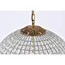 7_Olivia 24 1/2" Wide French Gold and Crystal Orb Chandelier more views