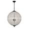 Olivia 24" Wide Dark Bronze Orb Pendant Light
