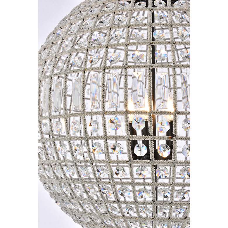 Image 6 Olivia 24" Wide Dark Bronze Orb Pendant Light more views