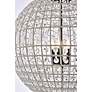 6_Olivia 24" Wide Dark Bronze Orb Pendant Light more views