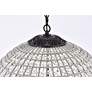 7_Olivia 24" Wide Dark Bronze Orb Pendant Light more views