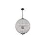 Olivia 24" Wide Dark Bronze Orb Pendant Light