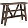 Olivia 47 1/4" Wide Reclaimed Oak 2-Shelf Console Table