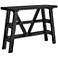 Olivia 47 1/4"W Reclaimed Black Oak 2-Shelf Console Table