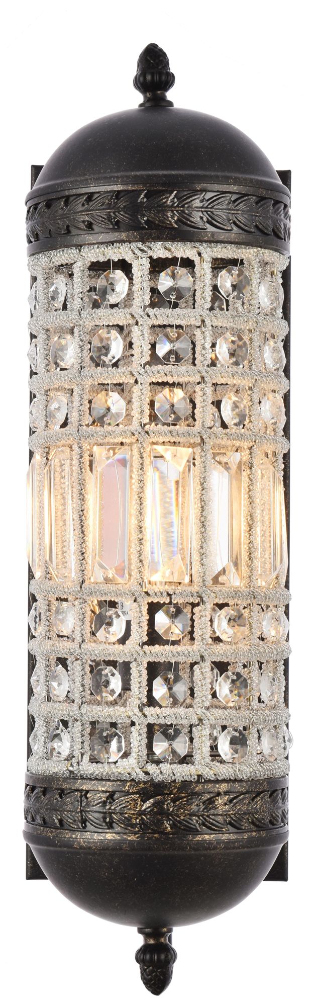 Olivia 5" Wall Sconce in Black