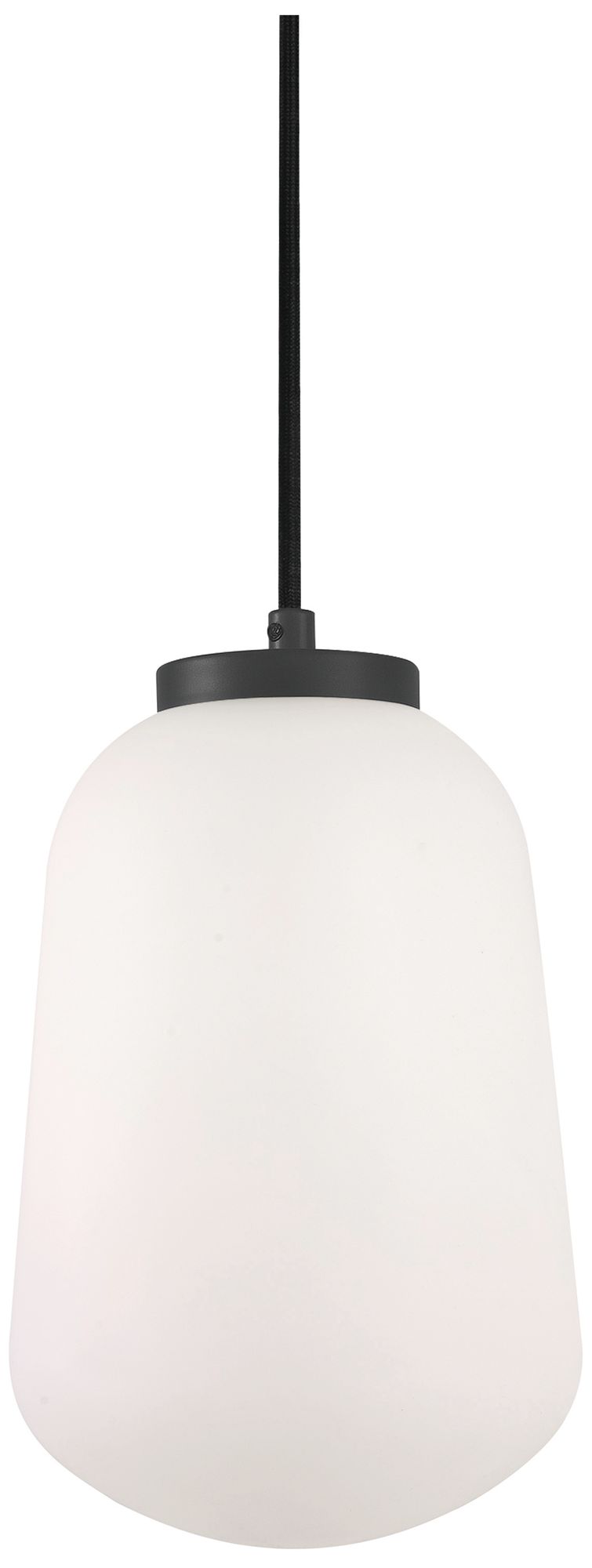 Olivia 7" Wide Black LED Pendant