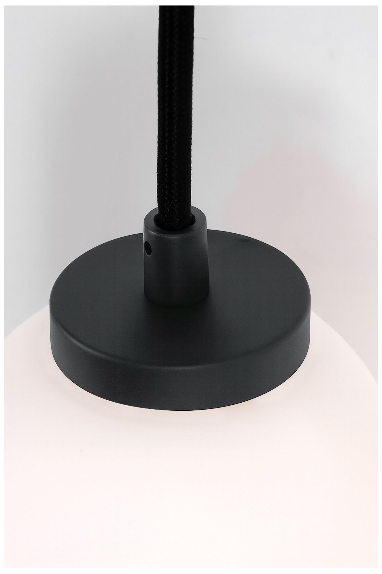 Image 5 Olivia 7" Wide Black LED Pendant more views